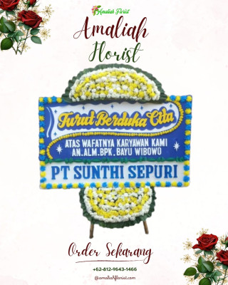 Papan Bunga Duka di Pondok Ii