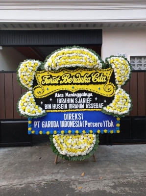 Papan Bunga Duka di Pondok Ii